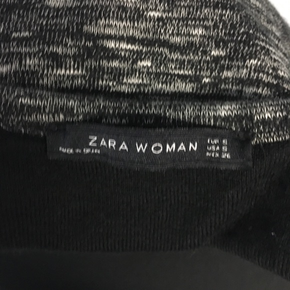 Zara 3/4 Sleeve Scoop Neck Peppered Tunic Sweater - Picture 5 of 5